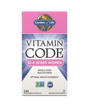 Vitamin Code RAW Women 50 - pro ženy po padesátce - 240 kapslí